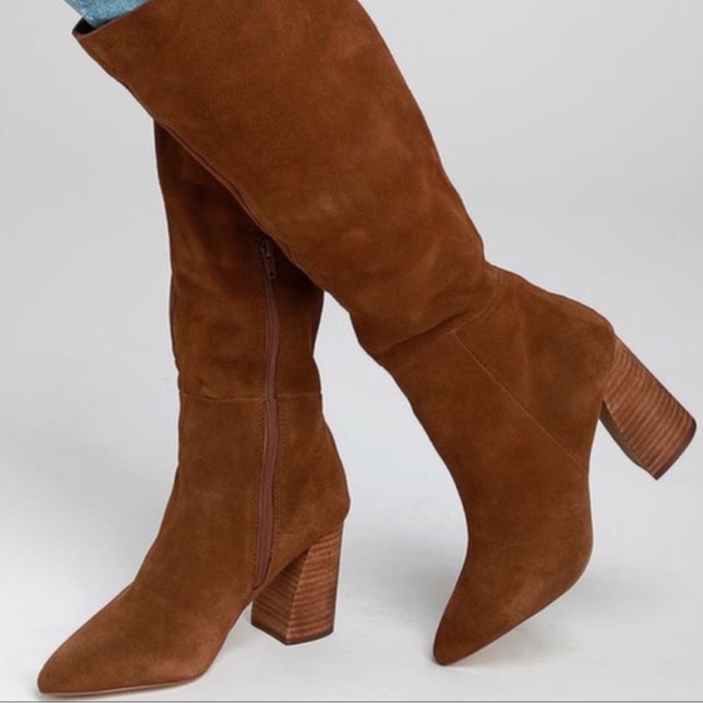 Suede Chestnut Steve Madden Boot